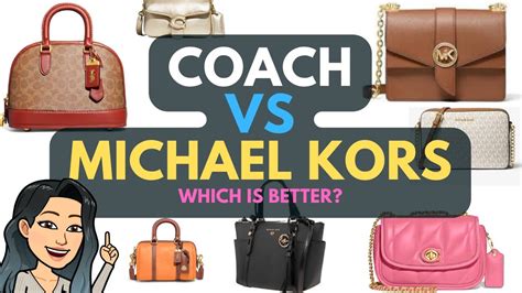 coach or michael kors|Coach Vs Michael Kors: Which Brand Is The Better .